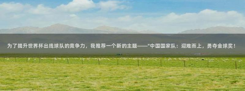 2006年世界杯冠军：为了提升世界杯出线球队的竞争力，我推荐一个新的主题——\